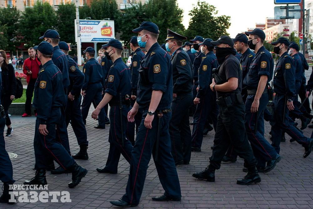 Акция протеста в Бресте 14 июля. Фото: , "Брестская газета"