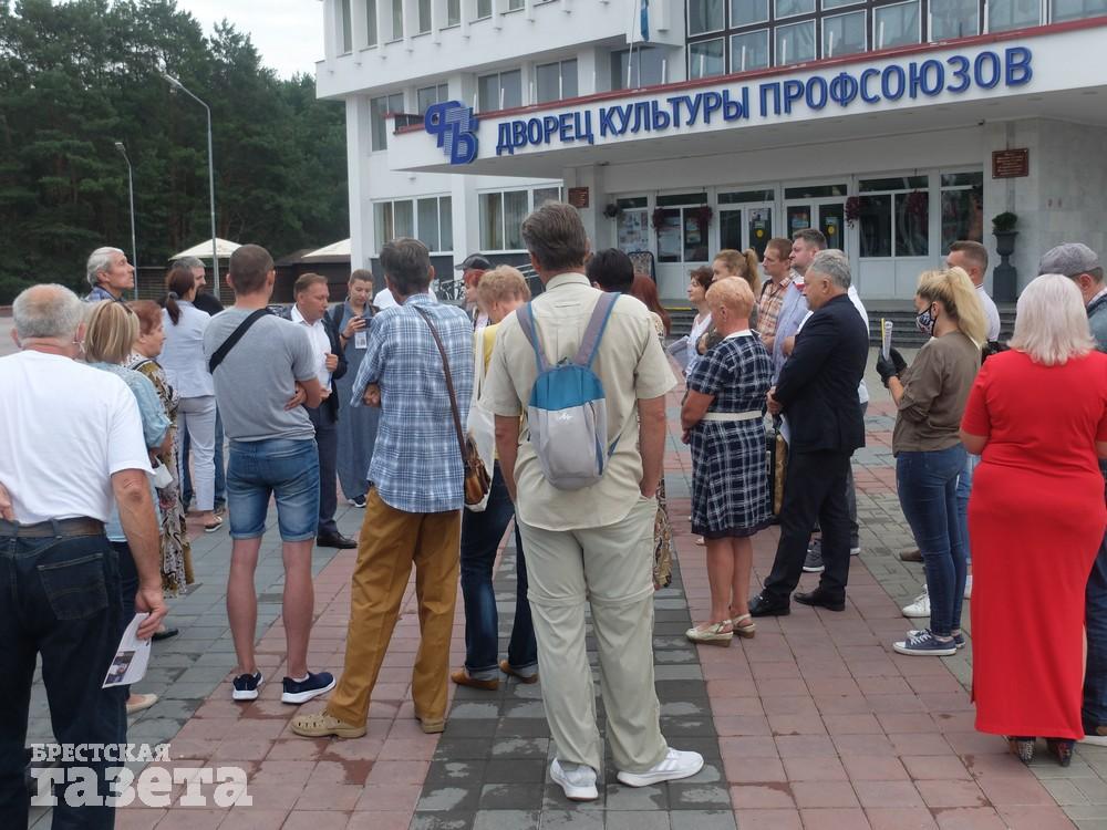 Андрей Дмитриев в Бресте. Фото: Наталья Дядичкина. "Брестская газета"