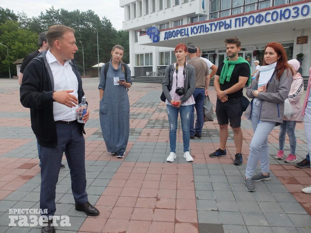 Андрей Дмитриев в Бресте. Фото: Наталья Дядичкина. "Брестская газета"