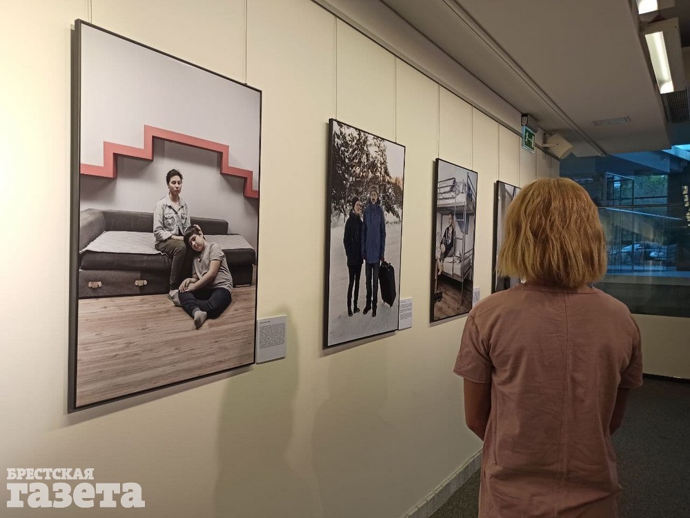 Фотавыстава ў Беластоку, прысвечаная перасяленцам з Беларусі.