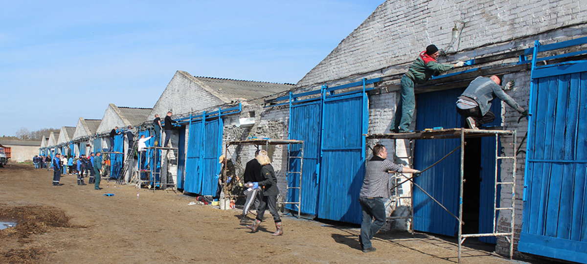 В Беларуси субботник прошел с песнями и плясками