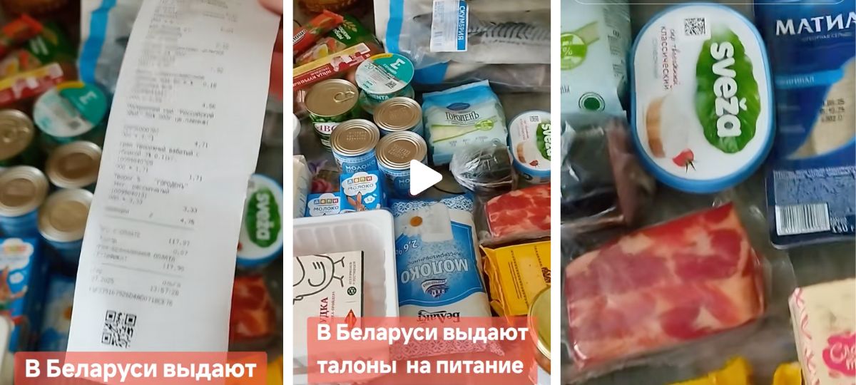 Чек, продукты, талоны на питание