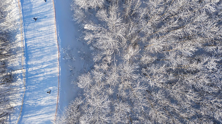 Лыжная трасса.