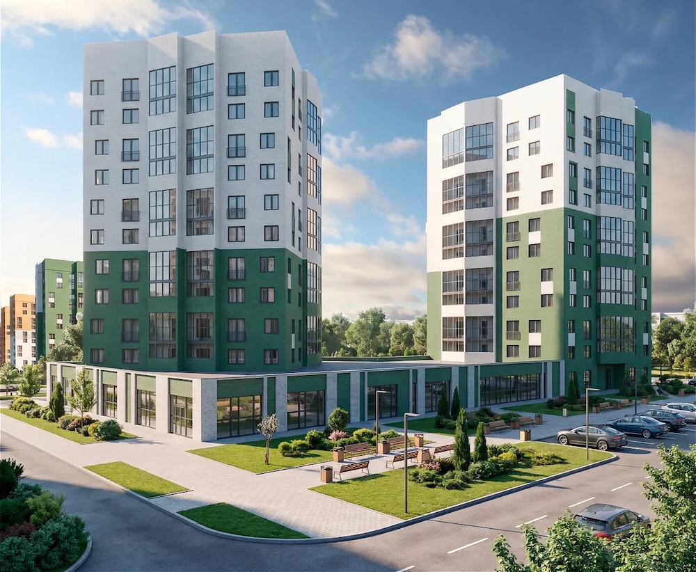 Проект новой жилой застройки на Востоке в Бресте