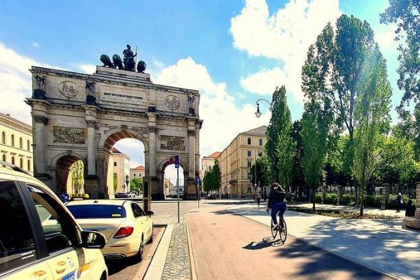 Велодорожка в Мюнхене
