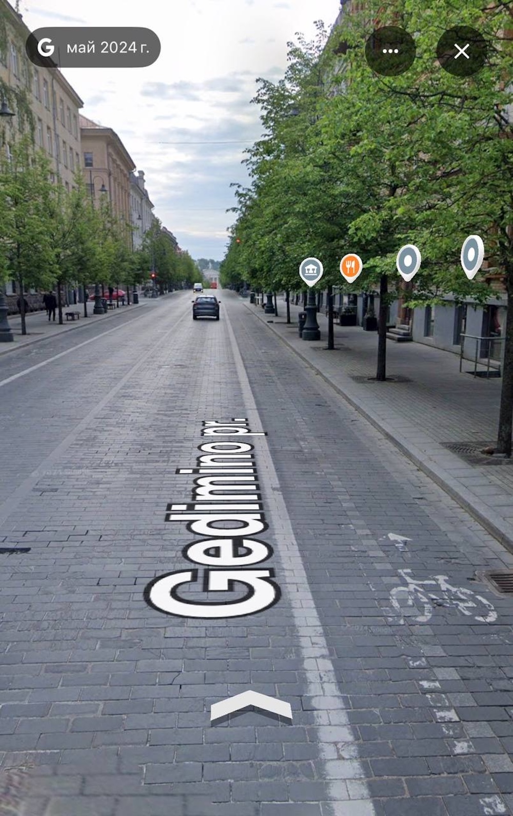 Велодорожка в Вильнюсе